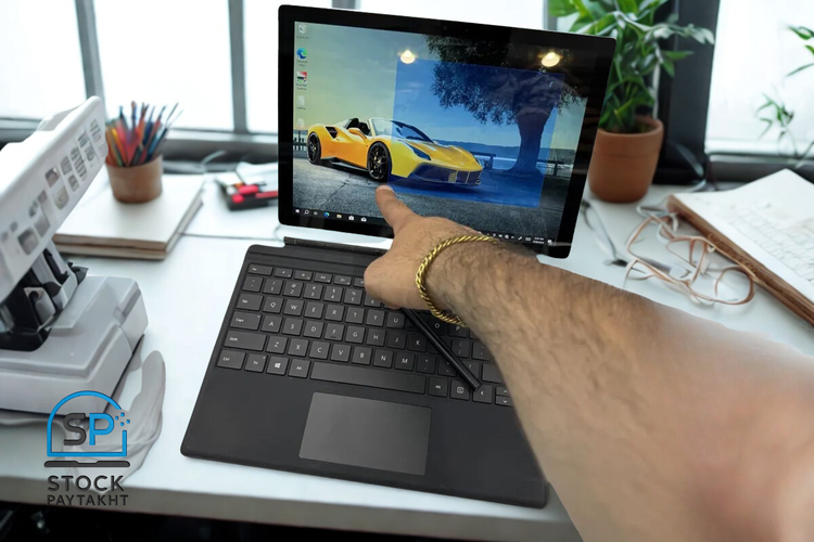 تبلت سرفیس پرو 6مایکروسافت i7 نسل 8 با رم 16، حافظه 512 SSD و نمایشگر لمسی ۱۳ اینچ