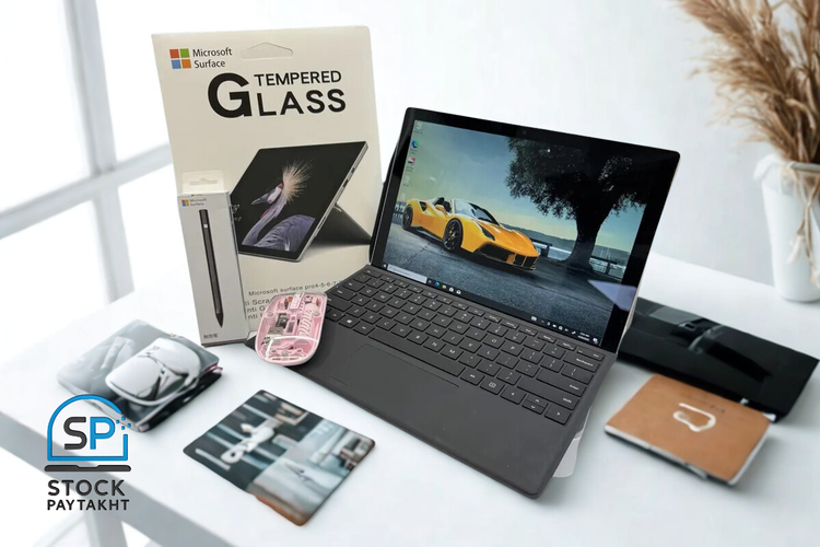تبلت سرفیس پرو 7 مایکروسافت i7 نسل ۱۰ با رم ۱۶ و حافظه ۲۵۶ SSD صفحه لمسی ۱2.3 اینچ