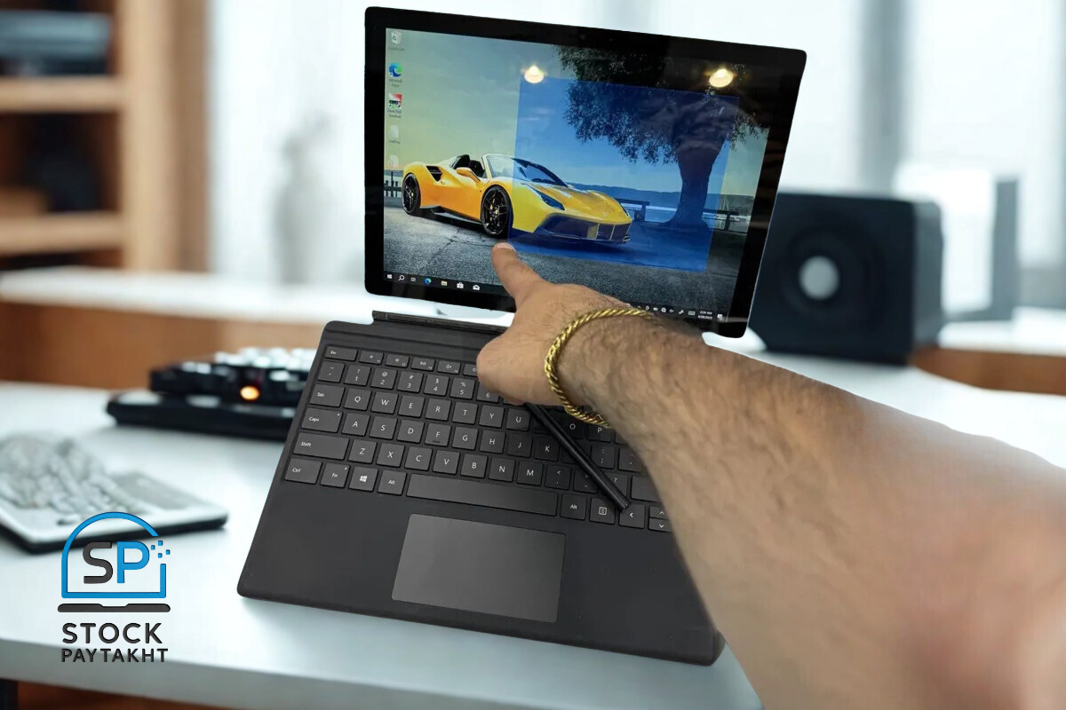 تبلت سرفیس پرو 7 مایکروسافت i7 نسل ۱۰ با رم ۱۶ و حافظه ۲۵۶ SSD صفحه لمسی ۱2.3 اینچ