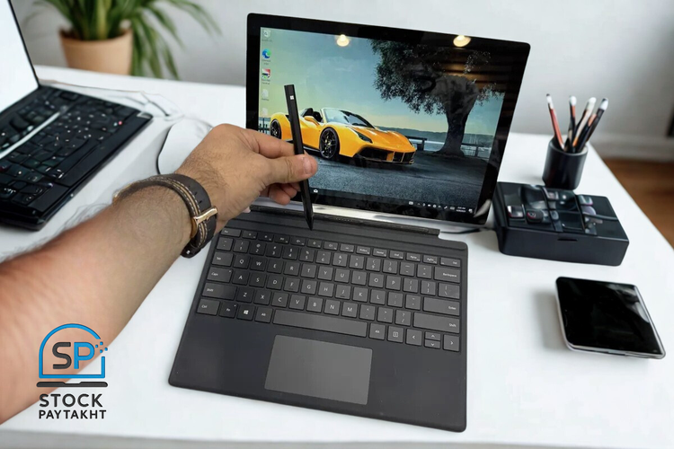 تبلت سرفیس پرو 7 مایکروسافت i7 نسل ۱۰ با رم ۱۶ و حافظه ۲۵۶ SSD صفحه لمسی ۱2.3 اینچ