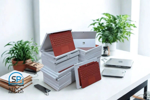 کیبورد مایکروسافت سرفیس مدل سیگنچر قرمز با جای قلم مناسب Surface Pro 8، 9 و X