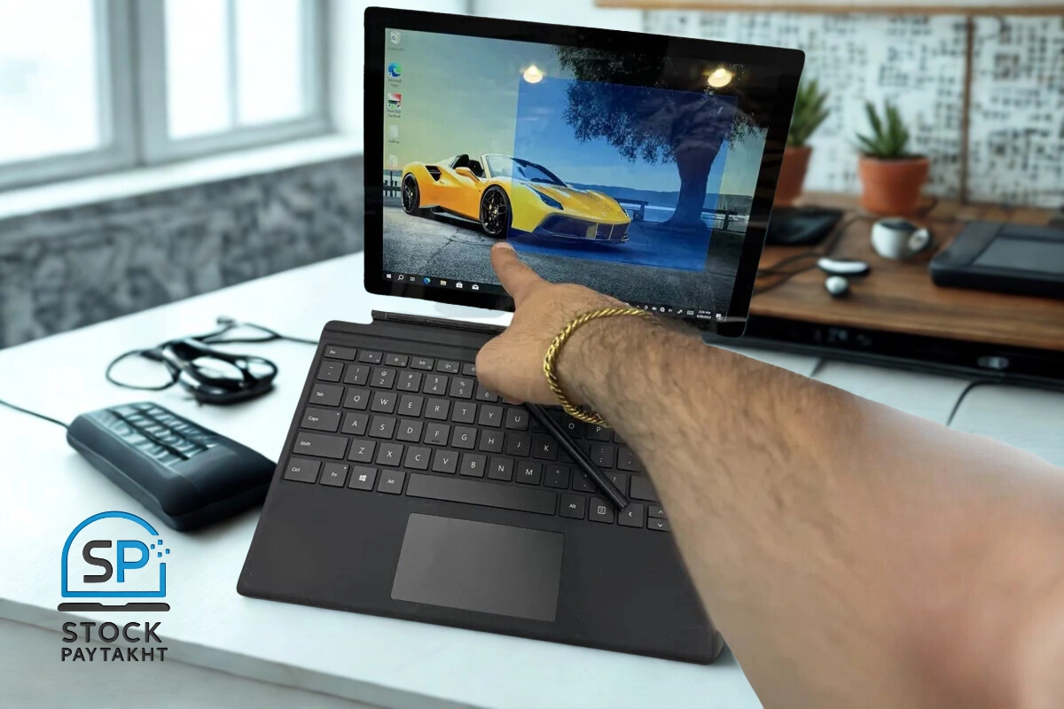 Surface Pro 4 با پردازنده i7 نسل 6، رم 8، حافظه 256 گیگابایت SSD و نمایشگر لمسی 12.5 اینچ 2K+ گرید A+