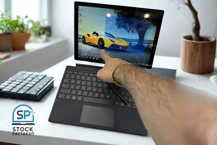 تبلت لپتاپ سرفیس پرو 7 مایکروسافت – i7 نسل 10، رم 16، حافظه 512 SSD، نمایشگر لمسی 12.3 اینچ | استوک گرید +A با پشتیبانی از قلم