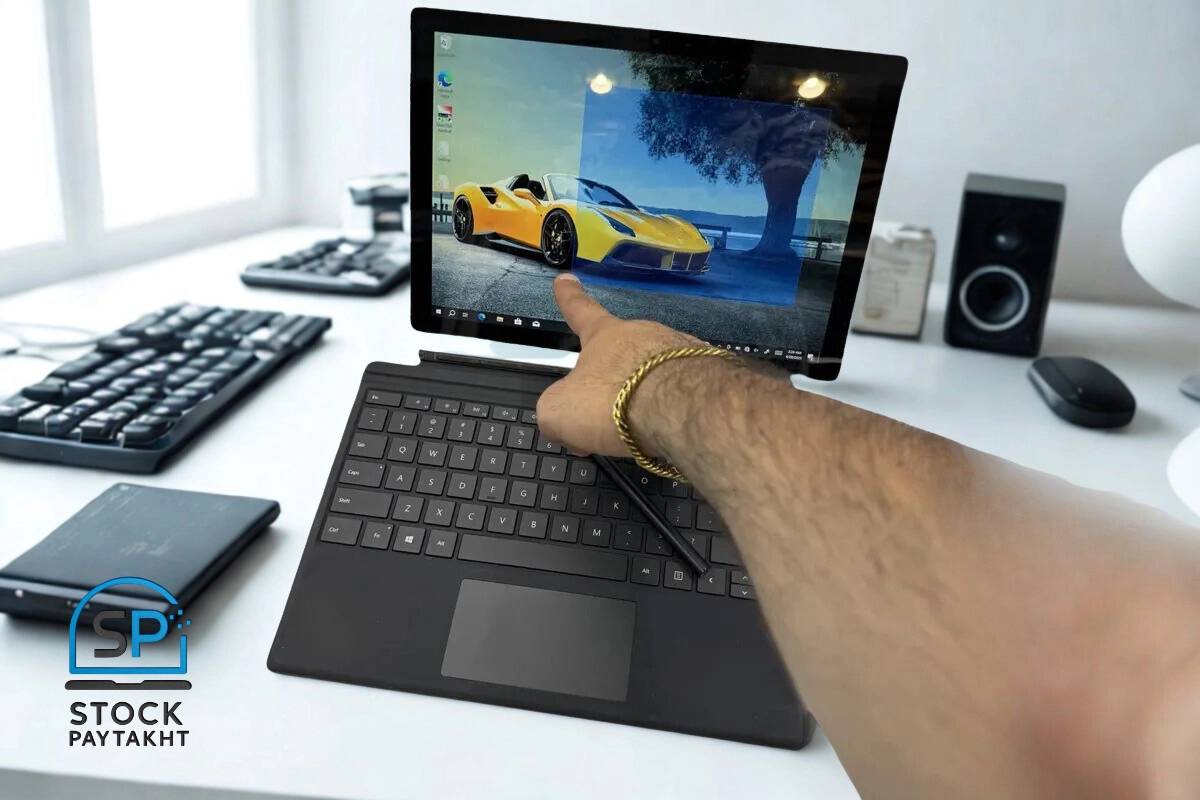 تبلت لپتاپ Surface Pro 7 Plus i5-11th 8GB 256GB سیم کارت خور لمسی 12.3 اینچ گرید A