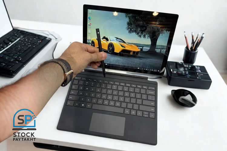 سرفیس پرو 6 مایکروسافت با پردازنده Core i5 نسل 8، رم 8 گیگ، حافظه 512 گیگابایت SSD و نمایشگر لمسی 12.3 اینچ 2K | استوک