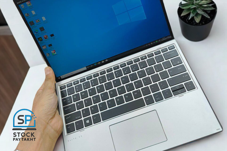 تبلت HP Elite x2 با پردازنده i7 نسل 8، رم 16 گیگ، حافظه 256 گیگابایت SSD صفحه نمایش 13.3 اینچی کیبورد قلم اصلی