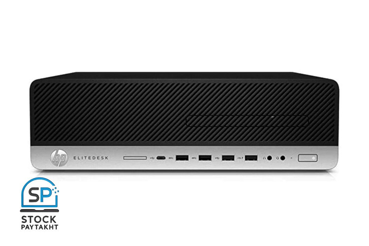 مینی کیس HP 800 G4 SFF با پردازنده i5 نسل ۸، رم ۱۶ گیگ، حافظه ۵۱۲ گیگ SSD M2 جدید و پورت VGA