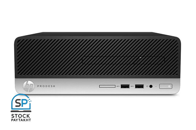 مینی کیس HP 400 G6 SFF با پردازنده i7 نسل ۹۷۰۰، رم ۸ گیگ، حافظه ۲۵۶ گیگ SSD، درایو DVD، پورت HDMI و پورت VGA