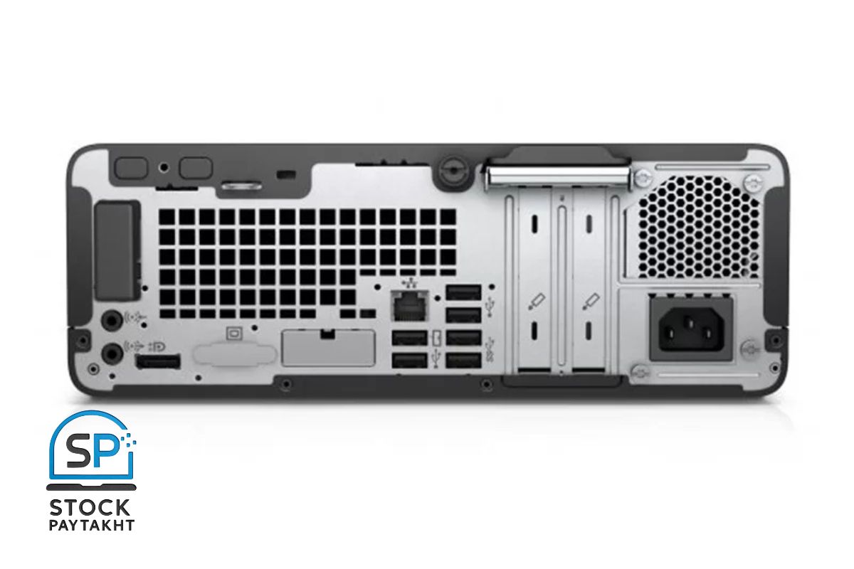 مینی کیس HP 400 G6 SFF با پردازنده i5 9400F، رم ۸ گیگ، حافظه ۵۰۰ گیگ HDD، گرافیک ۱ گیگ، درایو DVD و پورت‌های VGA و HDMI