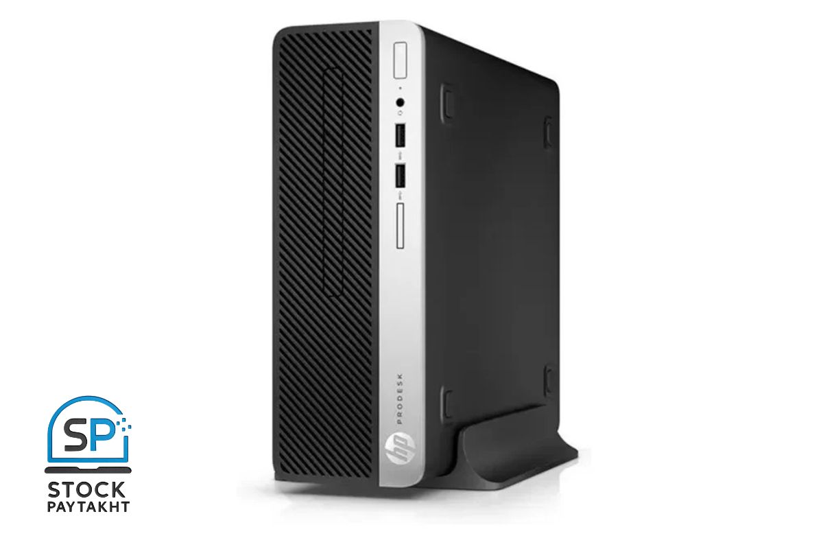 مینی کیس HP 400 G6 SFF با پردازنده i5 9400F، رم ۸ گیگ، حافظه ۵۰۰ گیگ HDD، گرافیک ۱ گیگ، درایو DVD و پورت‌های VGA و HDMI