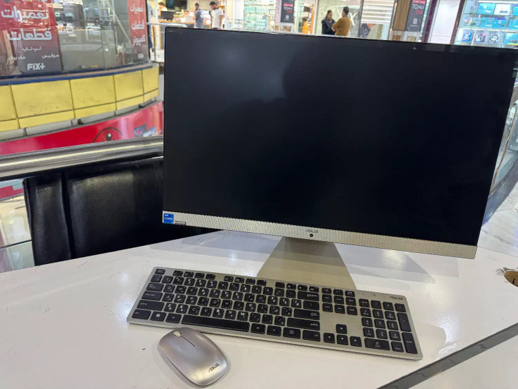 آل این وان asus vs241e با پردازنده i5 نسل 11، رم 8 گیگ DDR5، حافظه 512 گیگ SSD، گرافیک دو گیگ و صفحه نمایش 24ips اینچ FHD Frameless