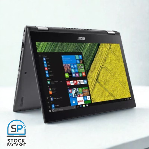 لپ تاپ ایسر مدل Spin با پردازنده Core i7-8650U، رم 8 گیگ، حافظه 256 گیگ SSD، گرافیک NVIDIA GeForce GTX 1050 4GB، صفحه نمایش 15.6 اینچ لمسی 360 درجه | کارکرده