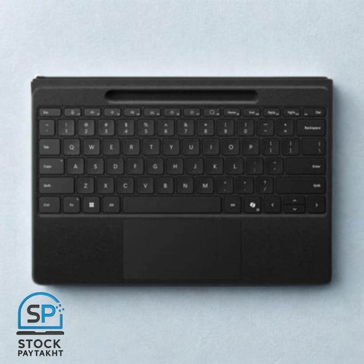 کیبورد سرفیس پرو Signature مدل مشکی (Black) با کلید Copilot و محفظه قلم